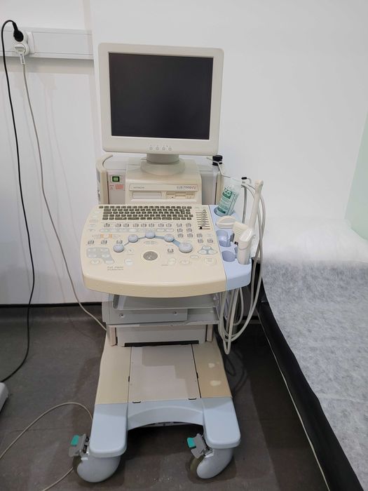 ECOGRAFO HITACHI EUB-7000 com 3 SONDAS + impressora Sony