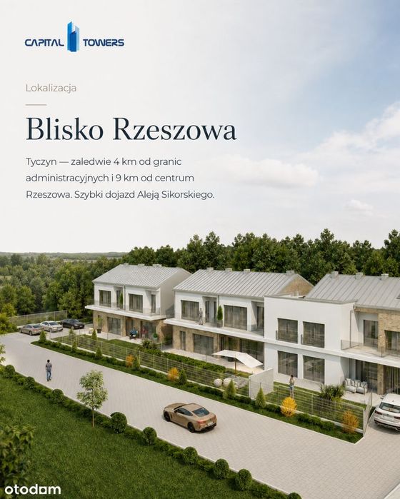 Nowe mieszkanie 3 Pokoje Parking Ogród Tyczyn zakończenie budowy 2026