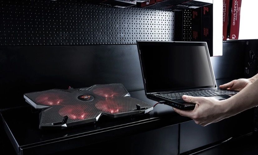 Підставка для ноутбука Trust GXT278 YOZU COOLING (17.3") Red Led Black (20817_TRUST)