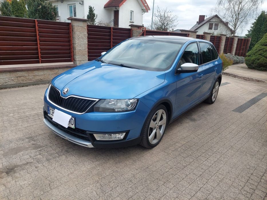 Skodę Rapid Spacebeck 1.4TSI DSG  Salon Polska, wyposażenie jak Superb