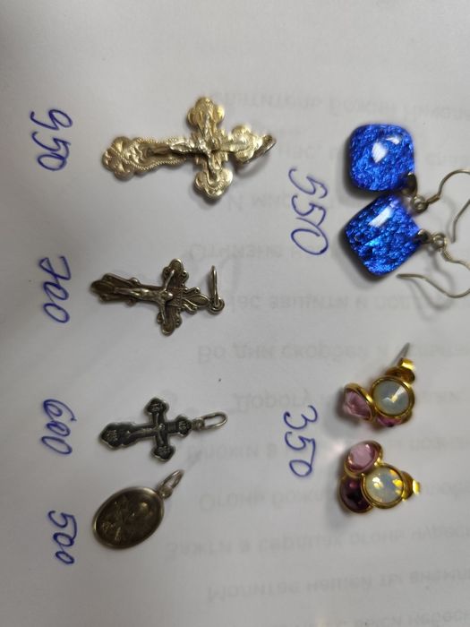 Срібло Хрестик срібло 925.