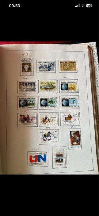 Livro selos America do norte