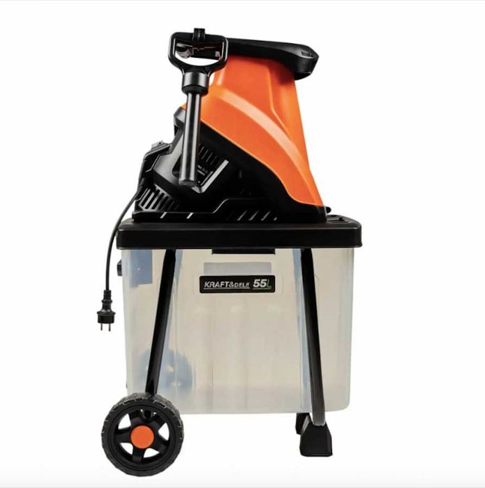 Подрібнювач гілок KRAFT DELE измельчитель веток дробілка електричний