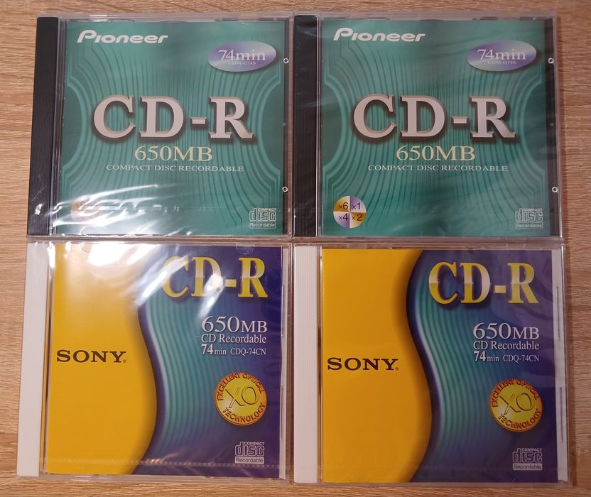Компакт диски CD-R - Pioneer, Sony