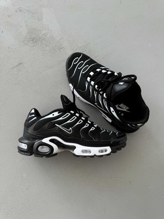 !SALE! Nike Air Max Plus TN Black/White 37 38 39 40 41 42 43 44 45 46