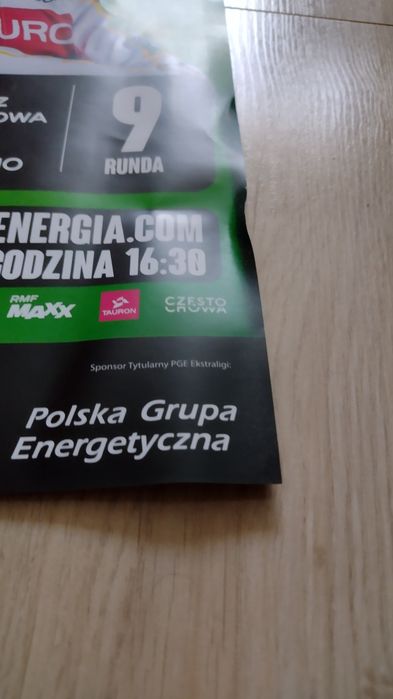 Plakat Włókniarz Częstochowa Unia Leszno żużel speedway sport