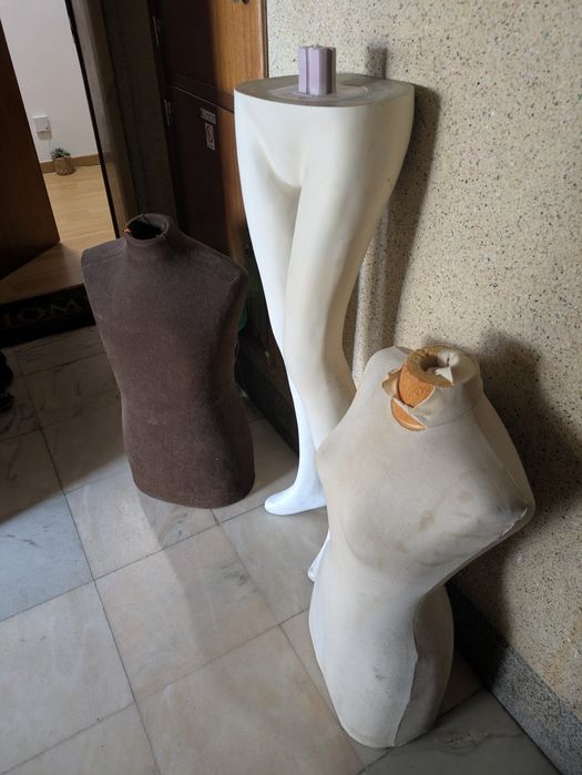 Manequins, feminino, masculino, pernas