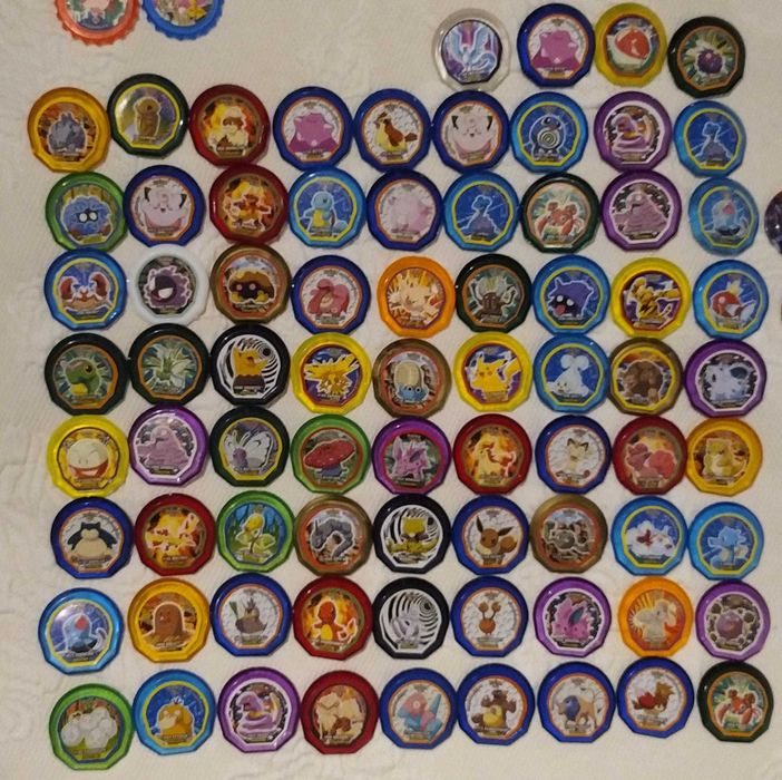 Tazos Pokémon/Shin Chan/Yu-Gi-Oh!/Bollycao/Carros Hot Wheels/Etc