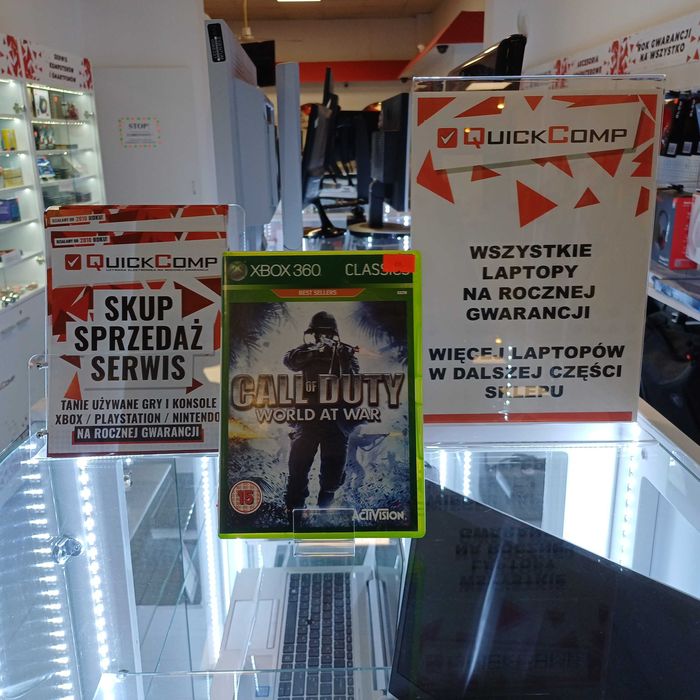 Gra XBOX 360 / X Series Call Of Duty World At War Gwarancja 1 rok