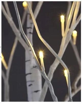 Новорічне декоративне світлодіодне дерево гірлянда "Береза" 150 см