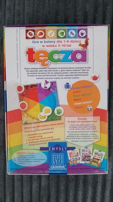 Gra planszowa gra w kolory