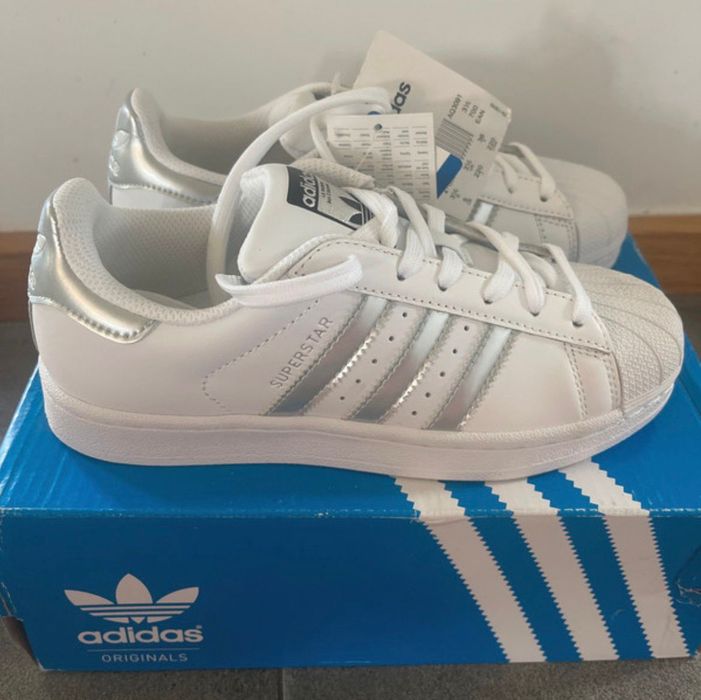 Adidas Superstar originals białe nowe sneakers damskie 39,5