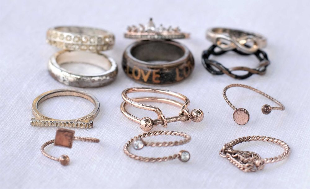Bijuteria vária - 12 anéis