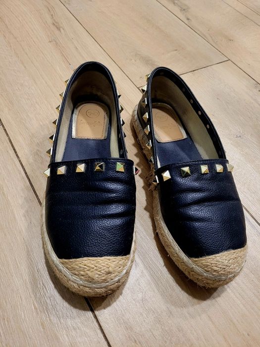 Czarne espadryle damskie rozm. 36