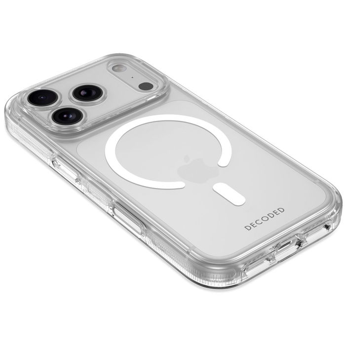 Decoded droptec transparent backcover - etui do iphone 18 pro max / 17 pro max kompatybilne z magsafe (transparant)