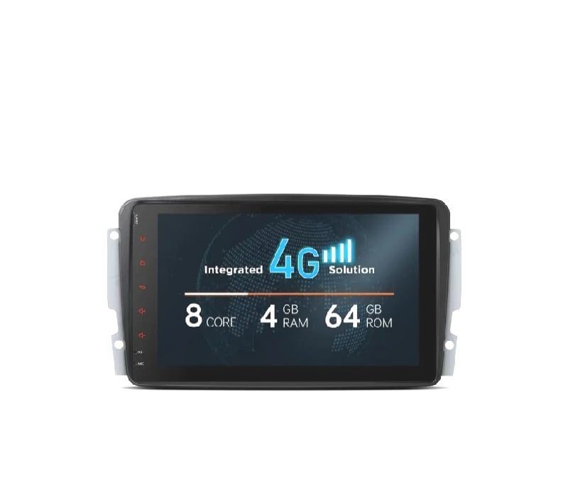 AUTO RÁDIO GPS ANDROID 13 PARA MERCEDES W168 C W203 CLK W209 G W463 VITO VIANO W639