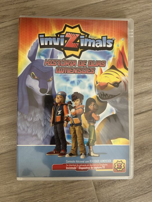 Invizimals DVD Vol. 1 e Vol. 2 (Coleção, como novos)