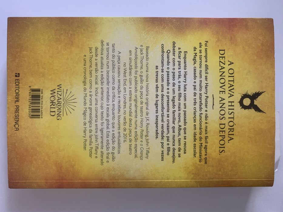 Livro Harry Potter e a Criança Amaldicioda, 1 e 2