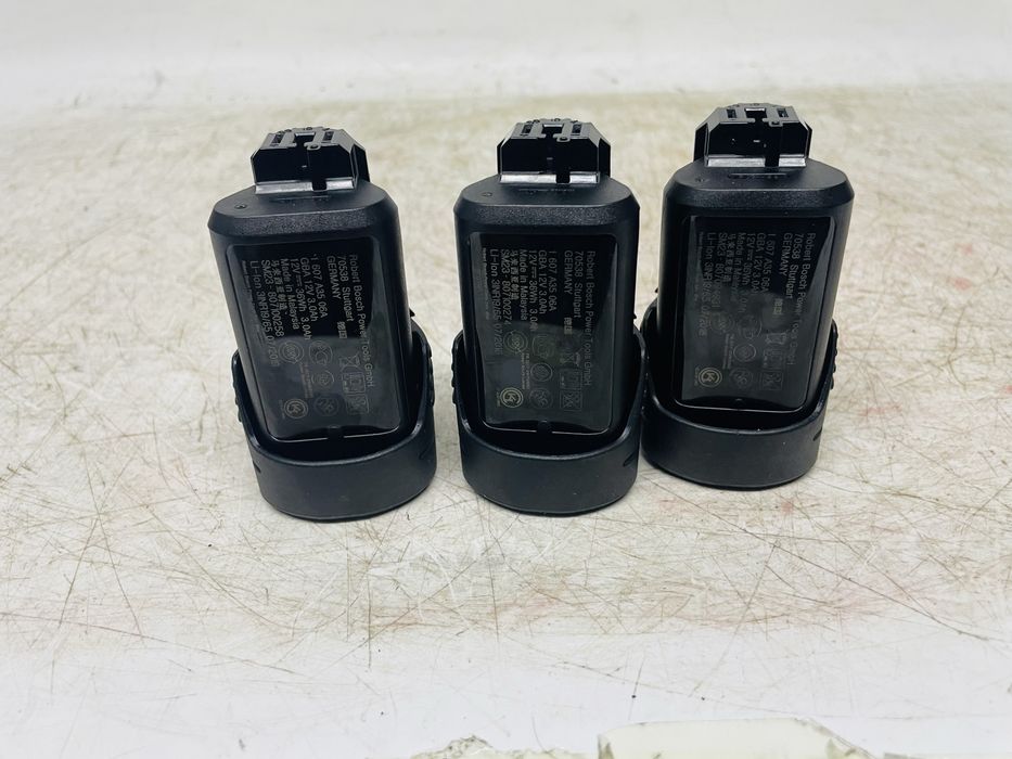 Akumulator 3 SZT BATERIA  Bosch GBA 10,8V 12V 3Ah 3,0AH ORYGINAL