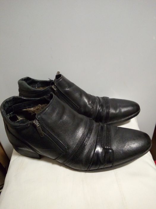 Шкіряні зимові чоловічі ботинки р. 43