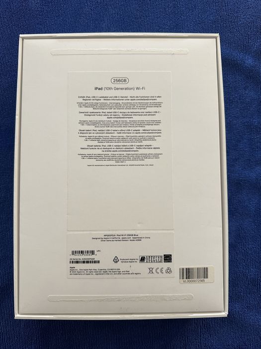 Tablet APPLE iPad 10gen 10,9" Wi-Fi 256GB + Etui + Folia + Rysik