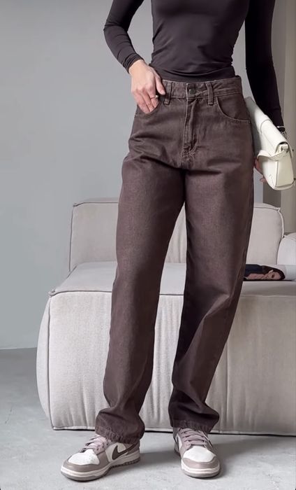 Трендові шоколадні MOM RELAXED