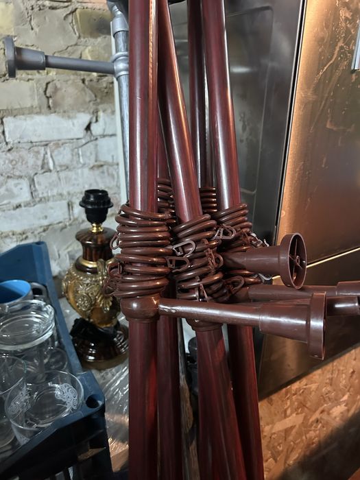 Карнизи коричневі Fornax 250 см