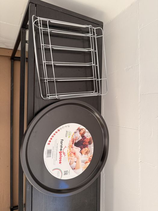 Formegolose Zestaw 4 patelni do pizzy Ø32 cm stal nieprzywierająca