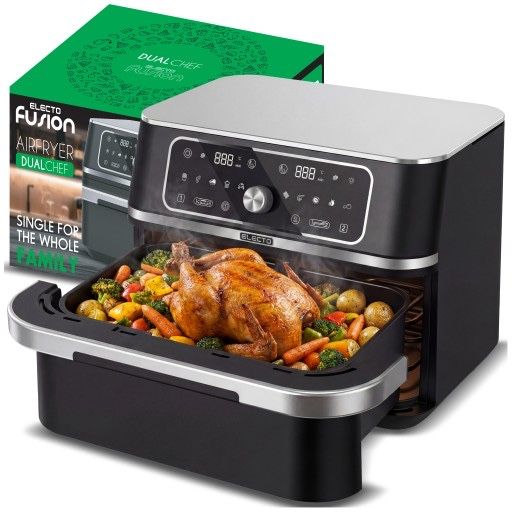 Frytkownica Beztłuszczowa Air Fryer 3100W | Duża 10L | 12 Programów