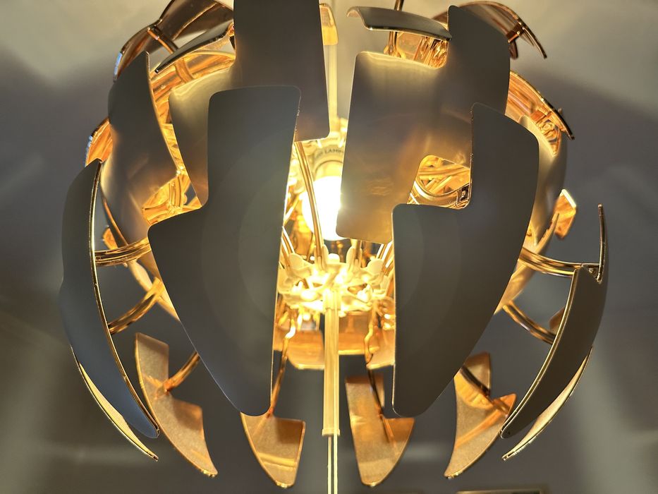 Candeeiro IKEA PS 2014 cor branco/cobre