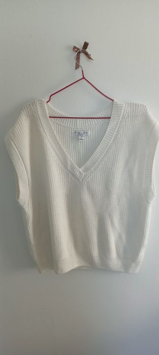sweter biały r. xl