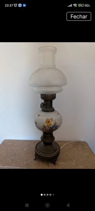 Candeeiro de mesa, estilo vintagr