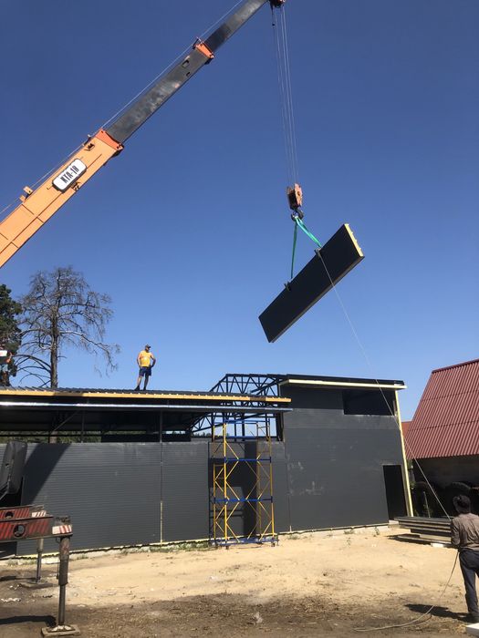 Сендвіч панелі. Ангар