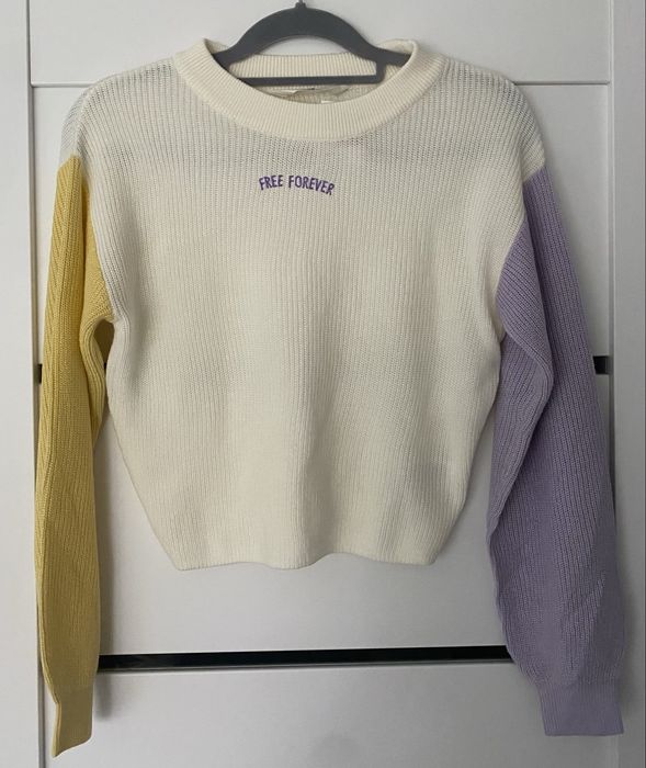 Nowy sweter sweterek pastelowe odcienie H&M rozmiar 146/152
