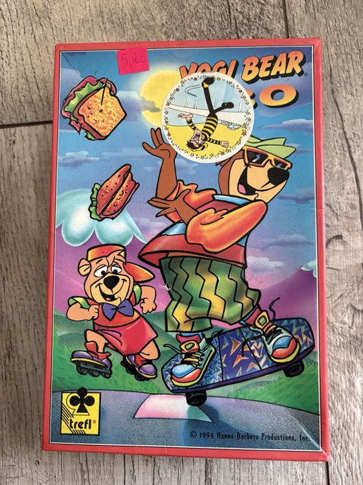 Puzzle vintage miś yogi 1994