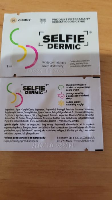 SelfieDermic krem kryjąco-matujacy