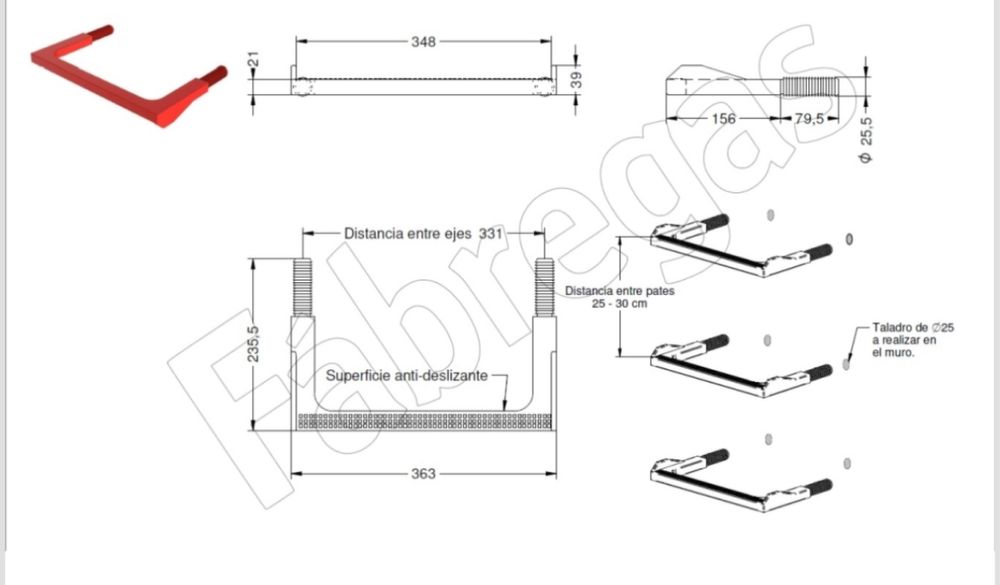 DEGRAUS PARA CAIXAS DE VISITA