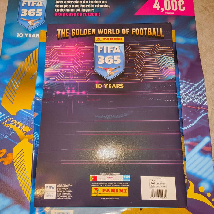 Caderneta Cromos Fifa 365, 2025 10 Years