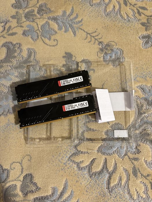 Оперативна пам'ять Kingston FURY Beast DDR4 16GB (2x8GB) 3200MHz CL16 (KF432C16BBK2/16)