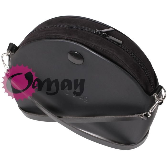 organizer do OBAG MOON LIGHT eko zamsz czarny suwadła 2 kieszenie OMAY