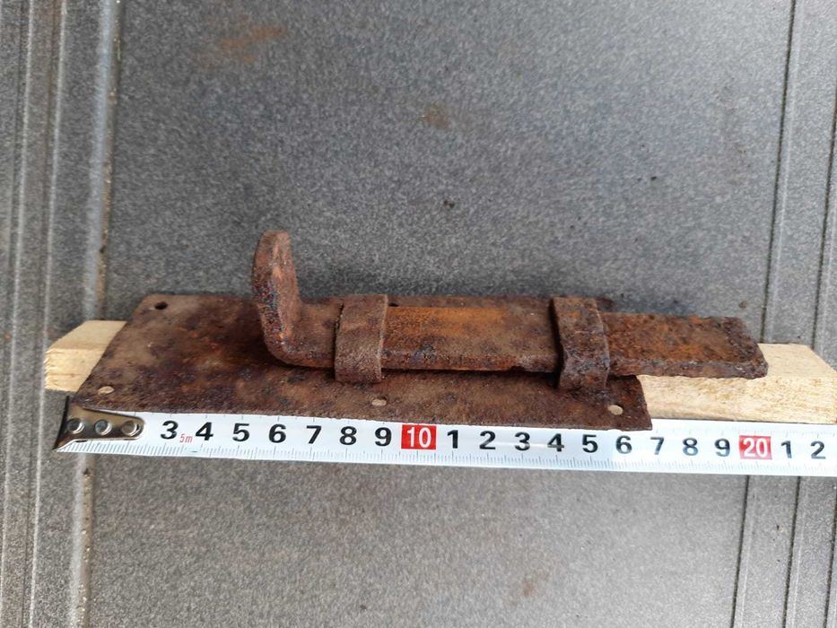 zasuwa do furtki, drzwi, bramy, ręcznie wykonana