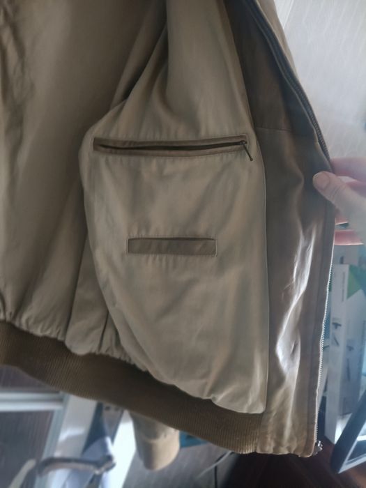 Męska skórzana kurtka TRAPPER – Styl Militarny/Pilotka – Rozmiar 48 (M)