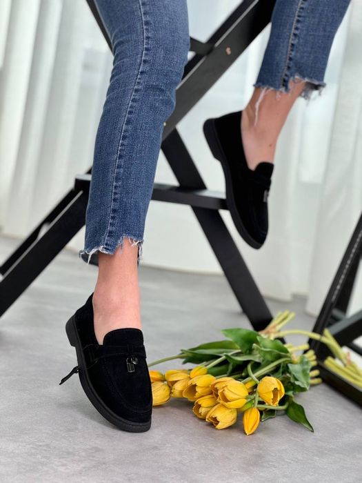 Лофери натуральна замша