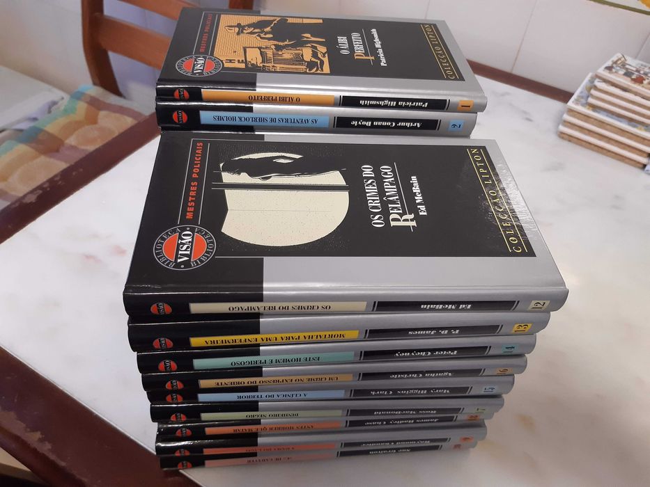 Coleção 20 livros, Mestres Policiais, c/ novos