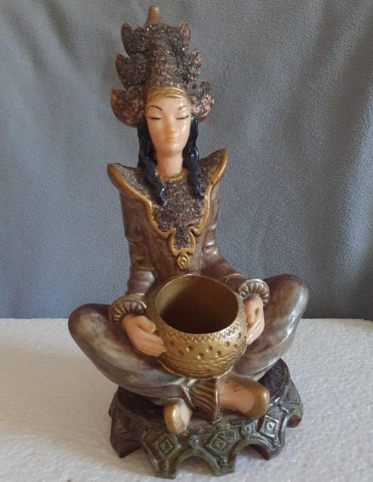 Deusa Shiva - magnífica estatueta  Hindu, 28cm - Anos 70