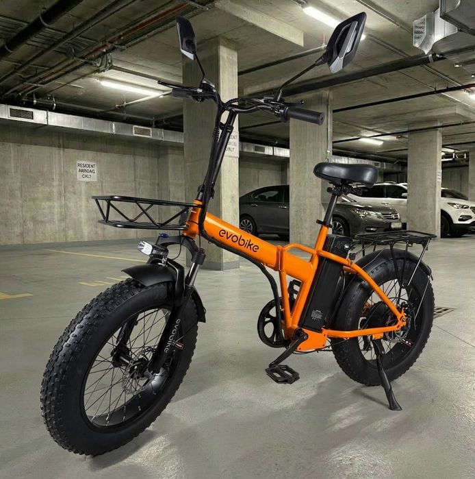 Складний Фетбайк Evobike V8s  | 1000W | позашляховий електровелосипед