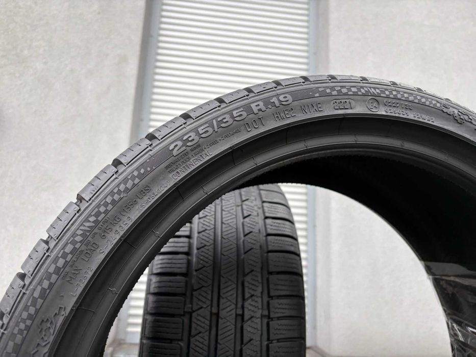 2szt zimowe 235/35R19 Continental 7,8mm 2021r świetny stan! Z868
