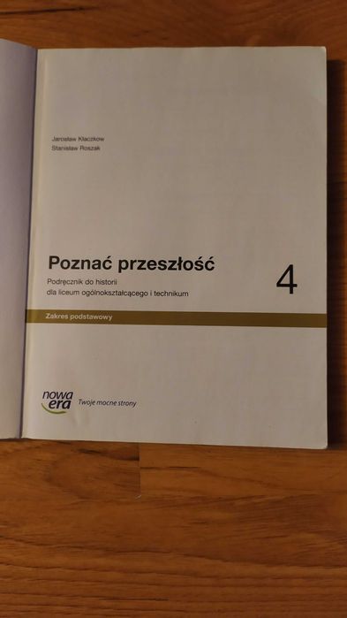 Poznać przeszłość 4 zakres podstawowy Nowa Era