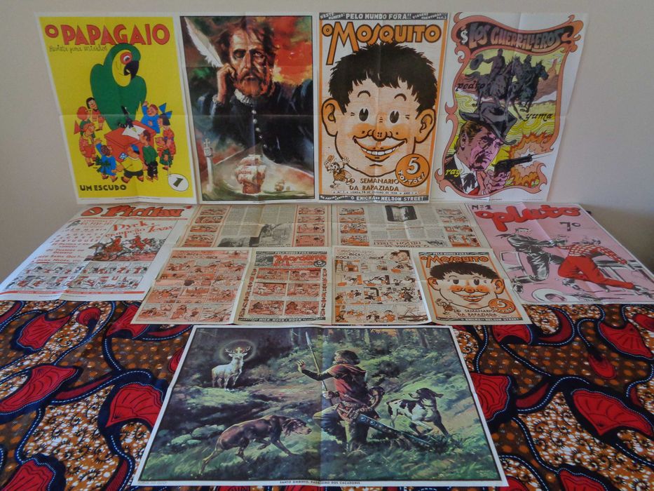 Jornal do Cuto completo, com os suplementos intactos e 41 posters.