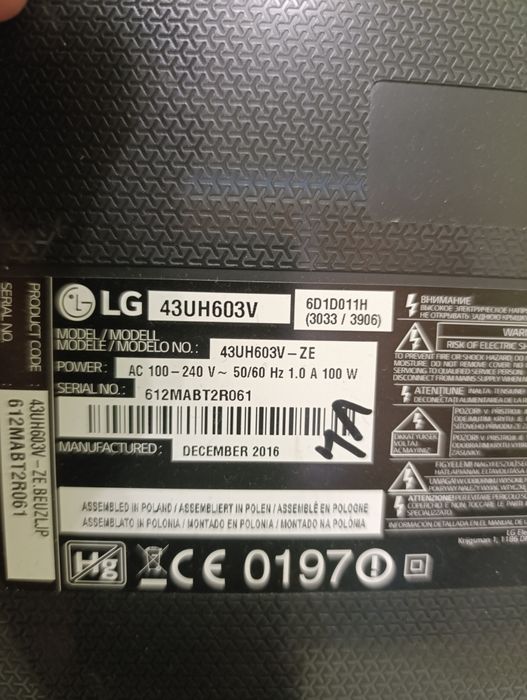Телевізор LG 4к .